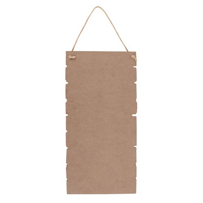 Winter Wonderland Checklist Hanging Sign