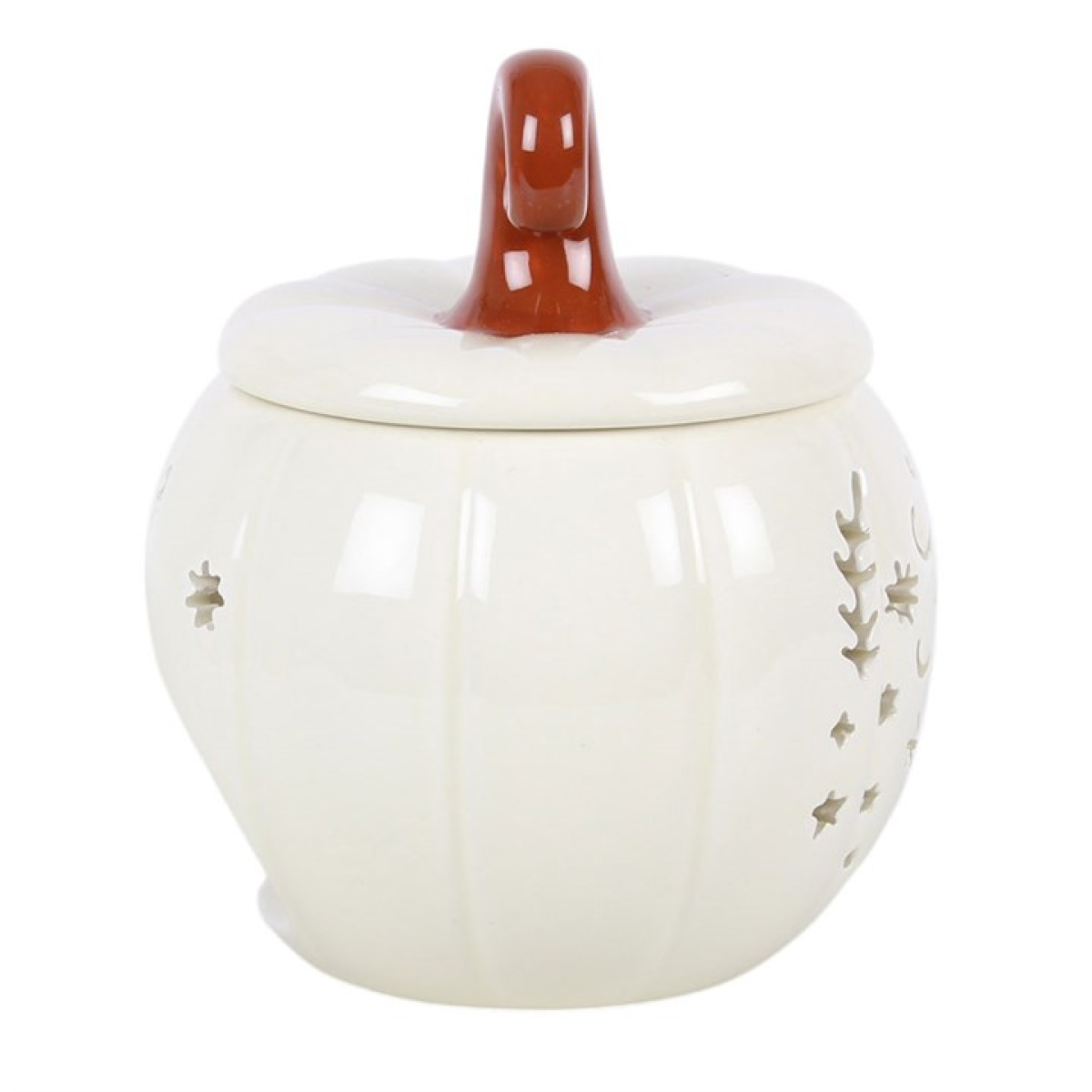 Cream Pumpkin Oil Burner & Wax Warmer – Celestial Folk Design