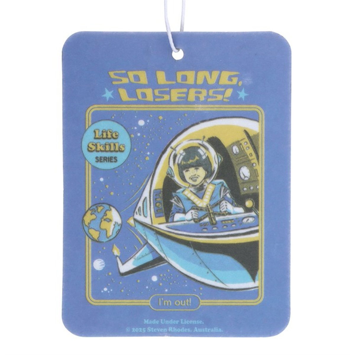 So Long Losers Peach Air Freshener by Steven Rhodes