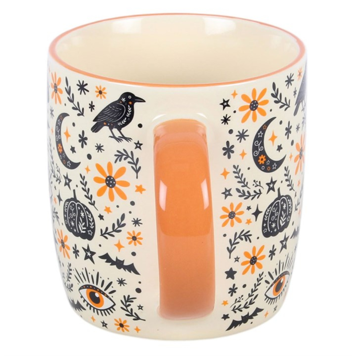 Witchy Celestial Mug – Raven, Moth & Moon Print