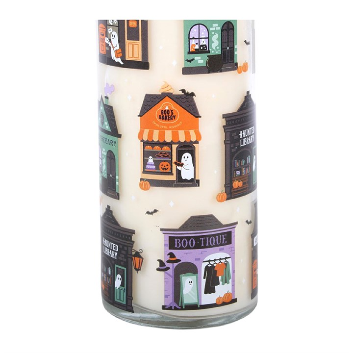 Spooky Street Pumpkin Cinnamon Roll Candle – Halloween Scented Candle