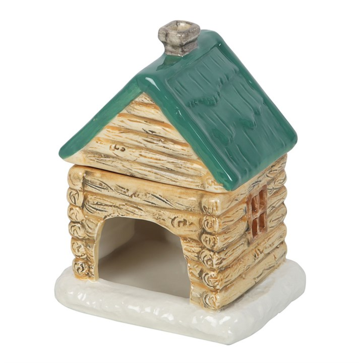 *Cabin Ski Chalet Ceramic Oil Burner (18/36)