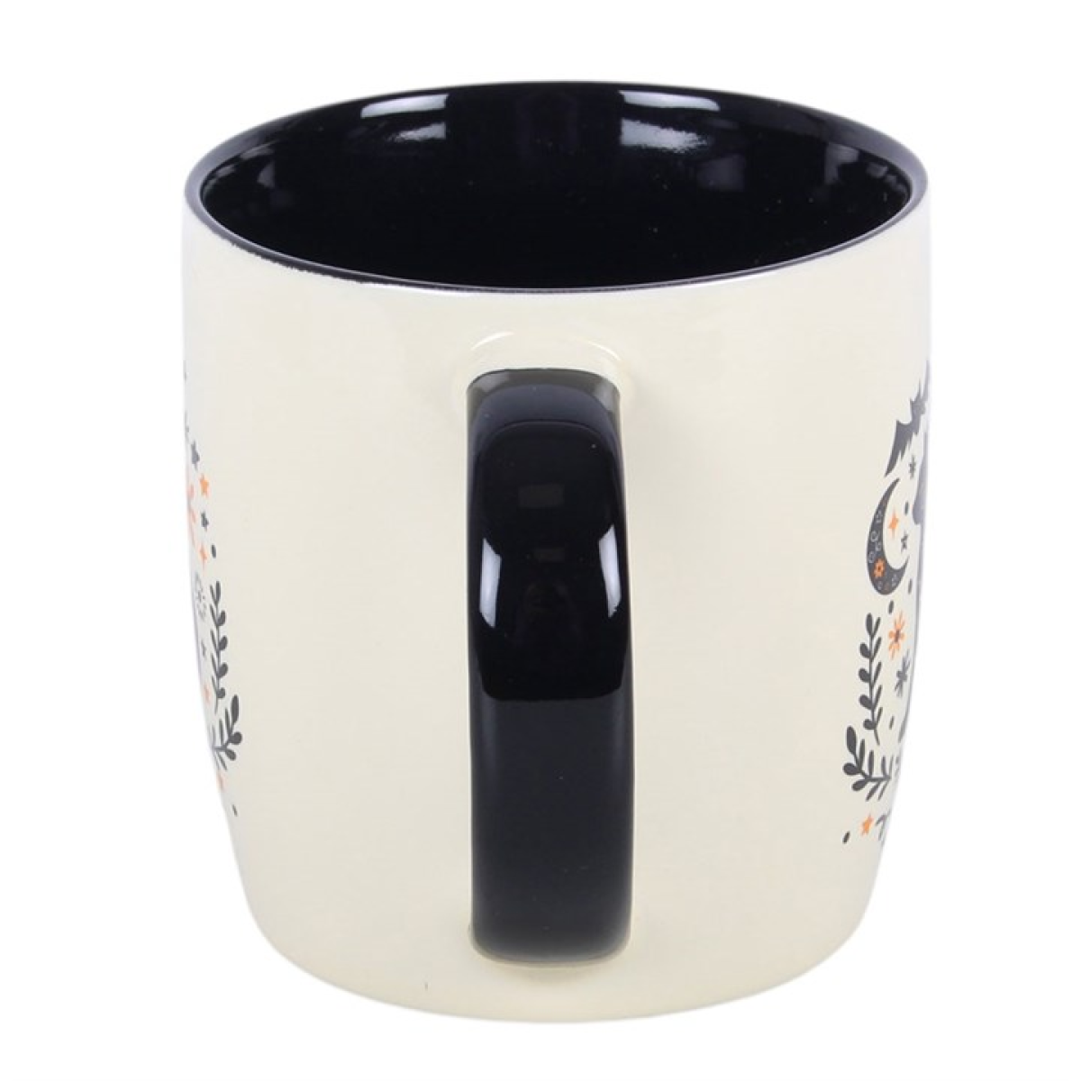 Black Cat Mug – Witchy Folk Art Ceramic Mug