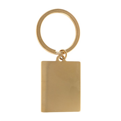 The Moon Vintage Tarot Keyring