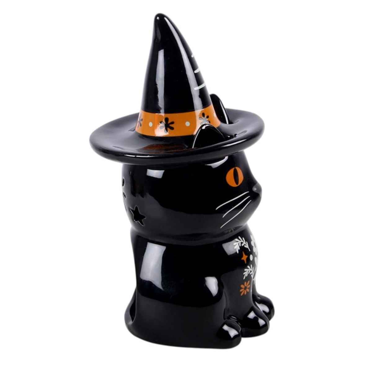 Witchy Black Cat Oil Burner & Wax Warmer