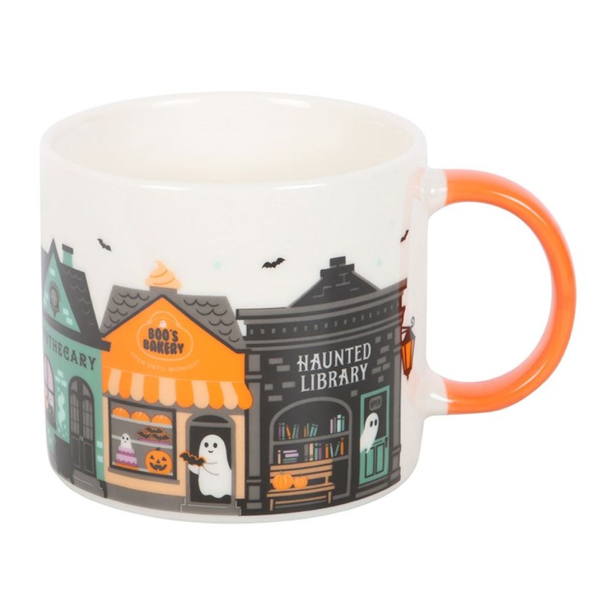 Spooky Street Halloween Mug – 350ml Ceramic Spooky Mug