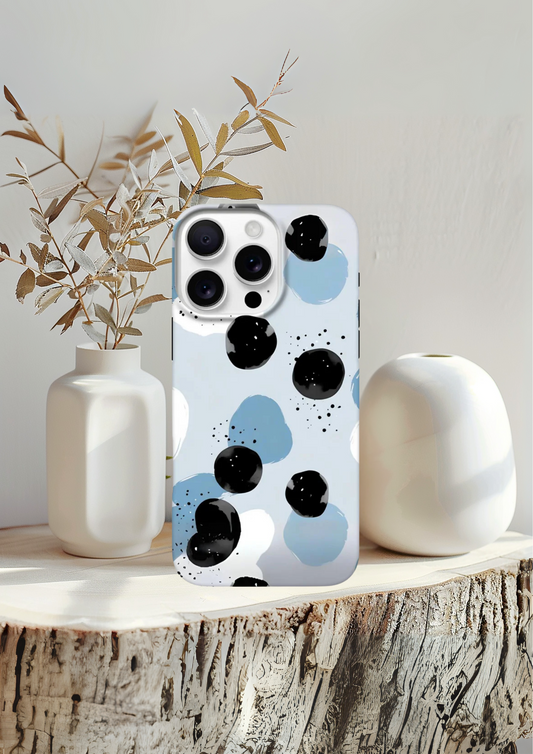 Blue Ink Splash Tough Case for i Phone