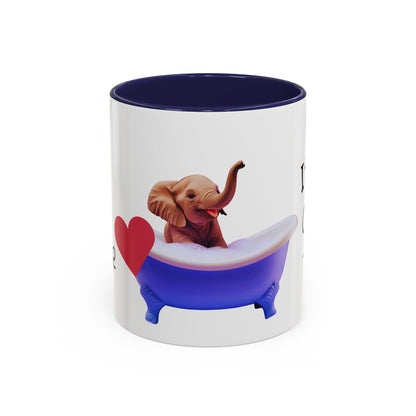 It's Chill Time Elephant Bath Accent Coffee Mug (11, 15oz)