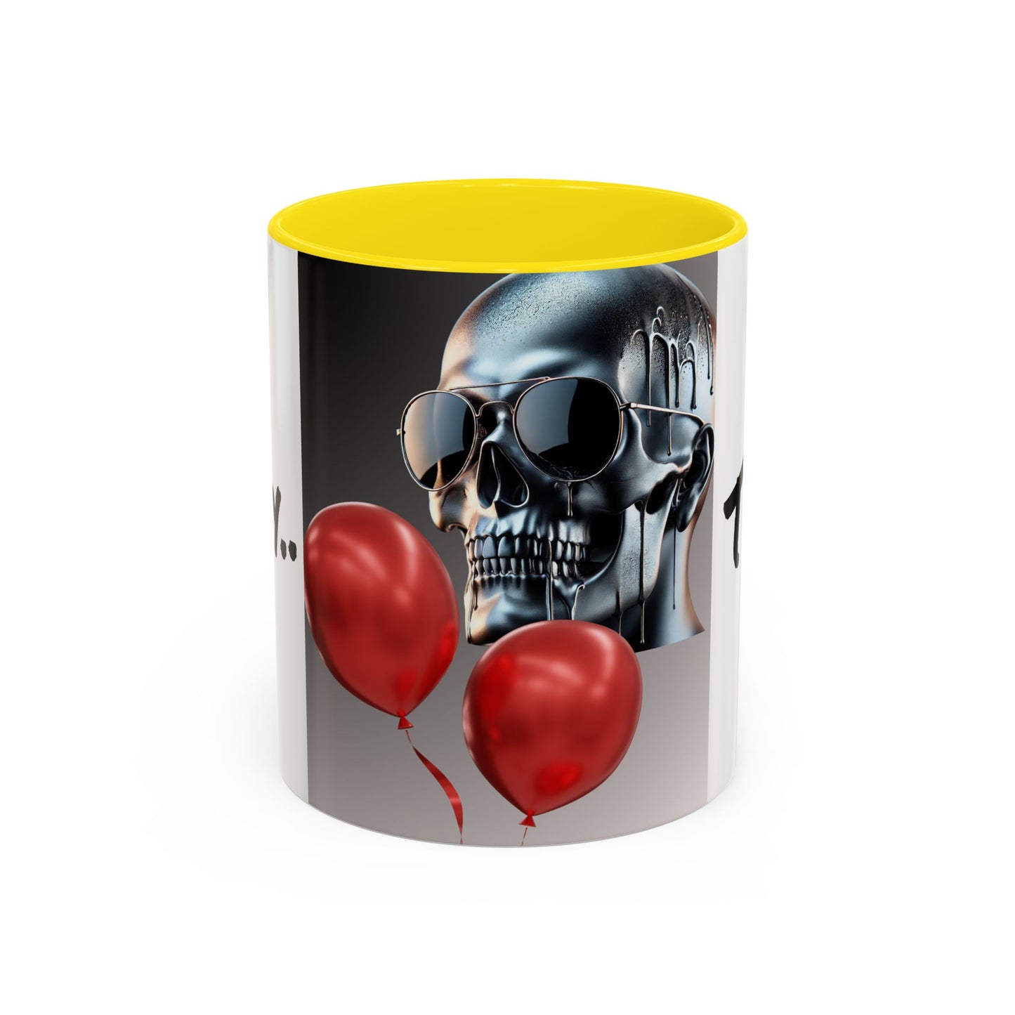 Skeleton Party Time Accent Coffee Mug (11, 15oz)