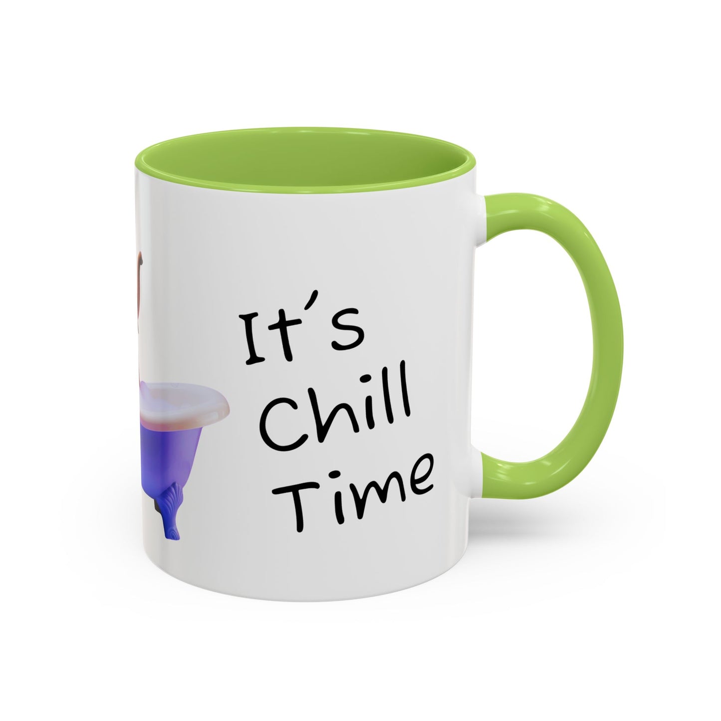It's Chill Time Elephant Bath Accent Coffee Mug (11, 15oz)