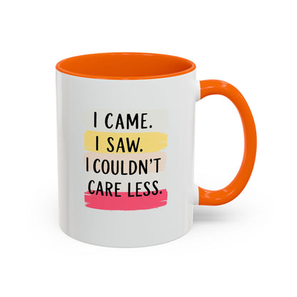 I Came, I Saw Coffee Mug - Funny Accent Mug for Home or Office, Gift for Friends, Conversation Starter, Quirky Drinkware