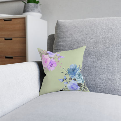 Floral Square Cushion | Home Decor, Couch Cushion, Gift for Her, Throw Cushion, Mother's Day Decoration