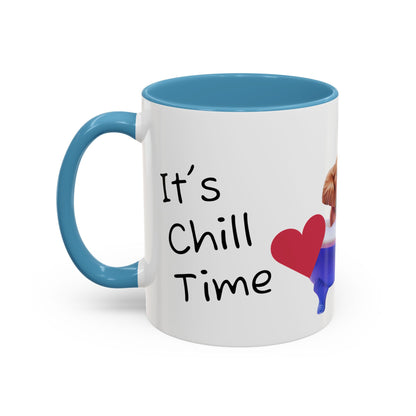 It's Chill Time Elephant Bath Accent Coffee Mug (11, 15oz)