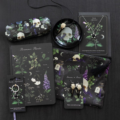 Venom & Vines Print Makeup Bag