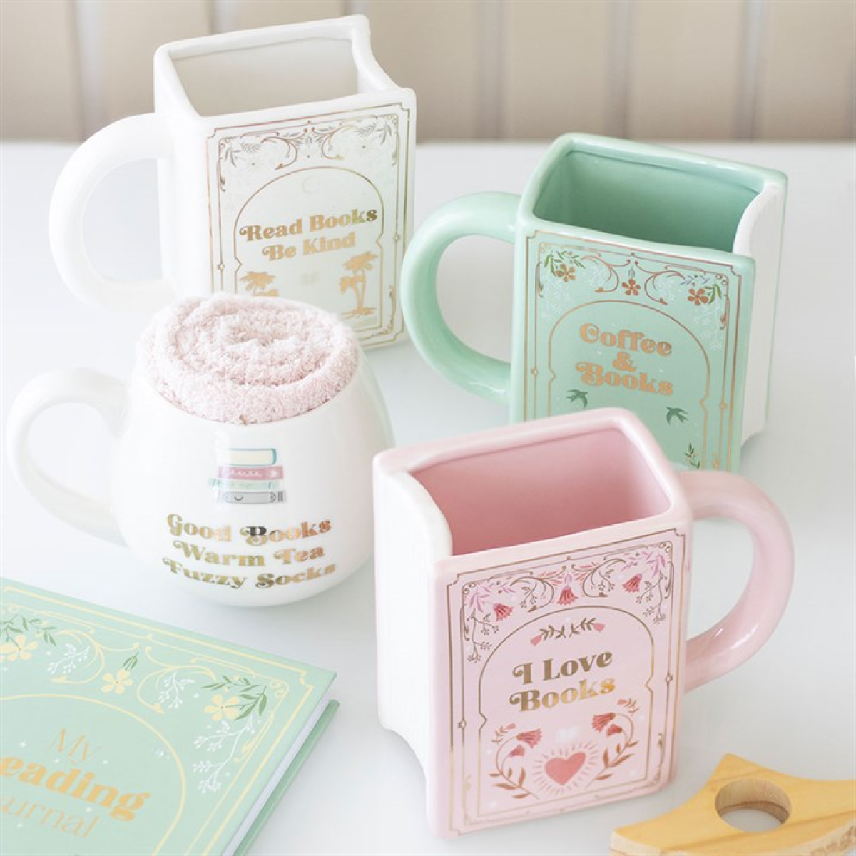 Good Books Mug and Socks Set