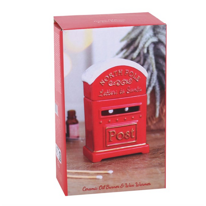Letters to Santa Christmas Post Box Oil & Wax Melt Burner