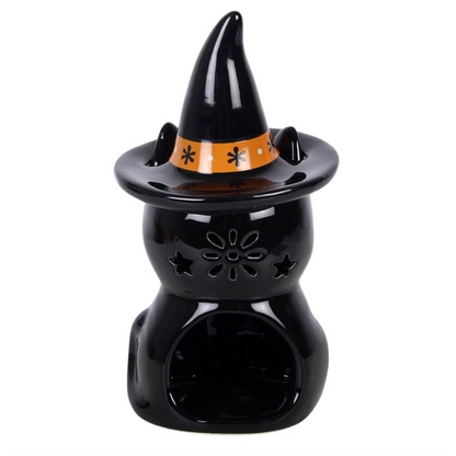 Witchy Black Cat Oil Burner & Wax Warmer