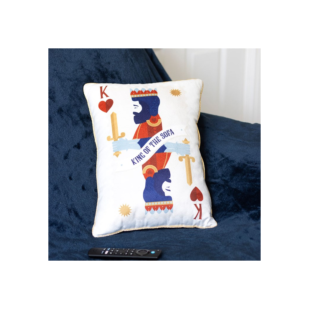 King of the Sofa Cushion – Funny Gift