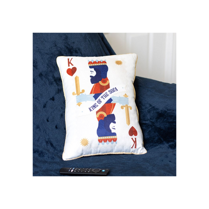 King of the Sofa Cushion – Funny Gift