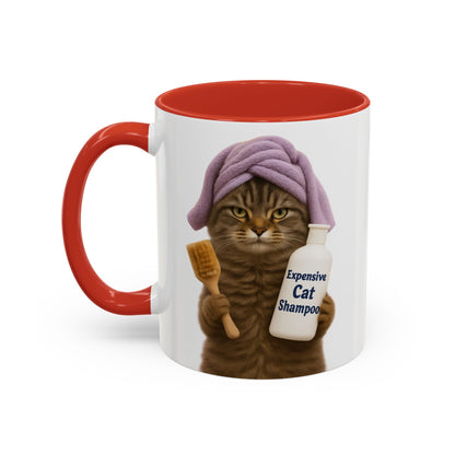 Funny Cat Coffee Mug, Gift for Cat Lovers, Cute Pet Mug, Animal Lover's Drinkware, Fun Coffee Cup, Unique Cat Themed Kitchenware