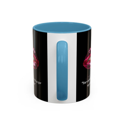 Sparkle Lips Accent Coffee Mug (11, 15oz)
