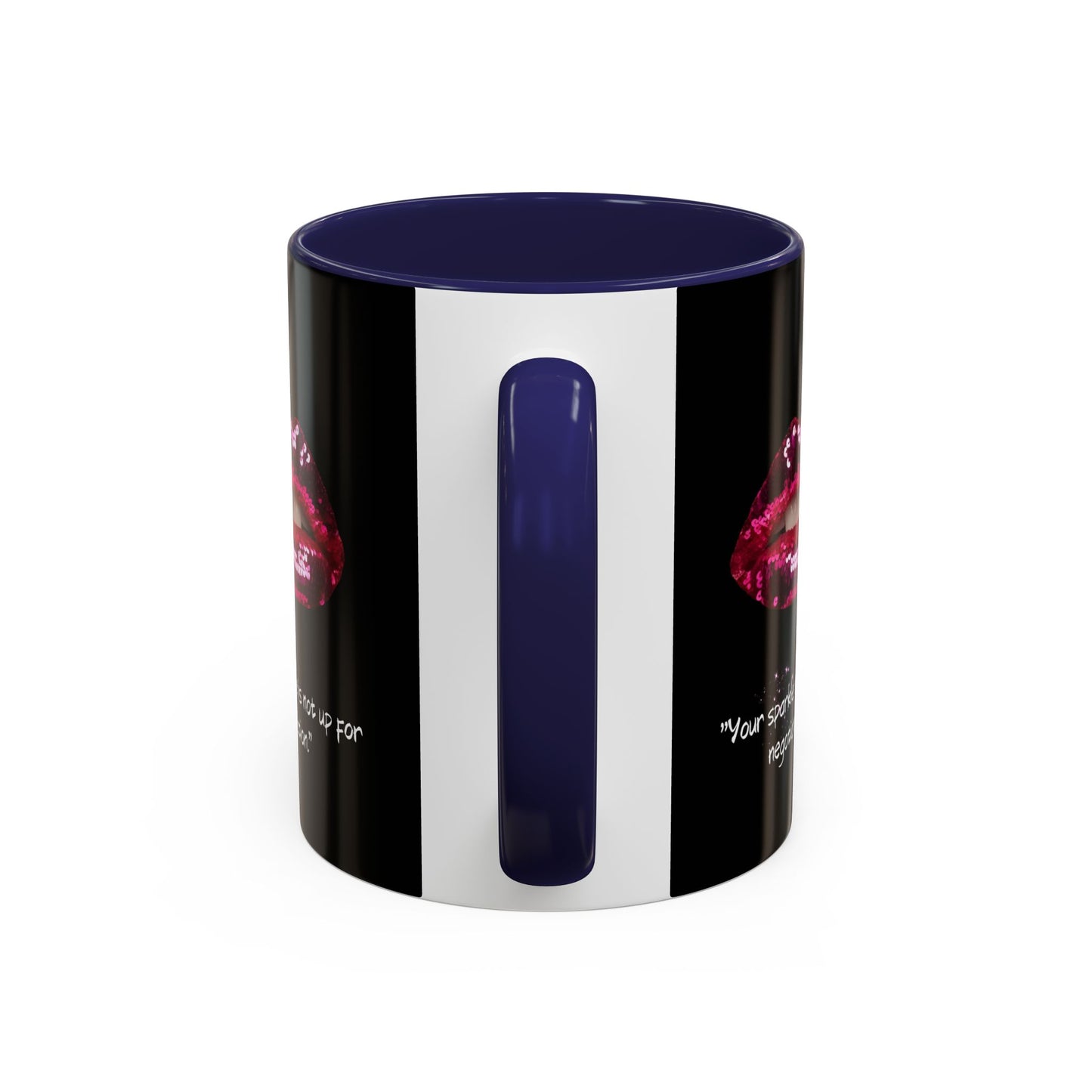 Sparkle Lips Accent Coffee Mug (11, 15oz)