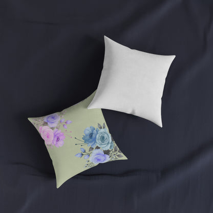 Floral Square Cushion | Home Decor, Couch Cushion, Gift for Her, Throw Cushion, Mother's Day Decoration