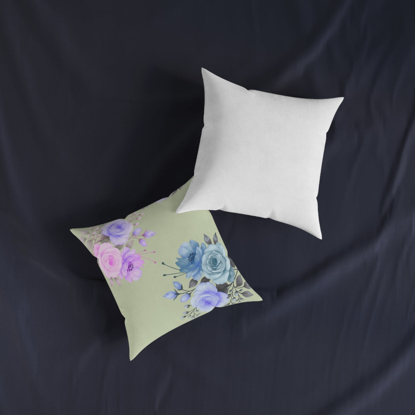 Floral Square Cushion | Home Decor, Couch Cushion, Gift for Her, Throw Cushion, Mother's Day Decoration