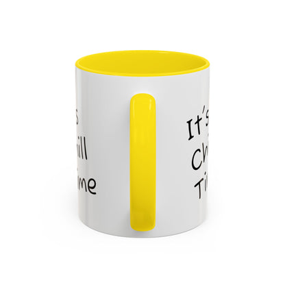 It's Chill Time Elephant Bath Accent Coffee Mug (11, 15oz)