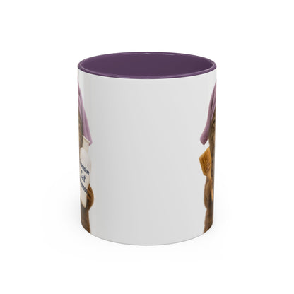 Funny Cat Coffee Mug, Gift for Cat Lovers, Cute Pet Mug, Animal Lover's Drinkware, Fun Coffee Cup, Unique Cat Themed Kitchenware