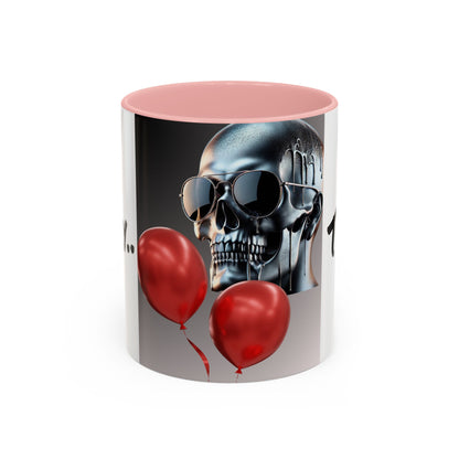 Skeleton Party Time Accent Coffee Mug (11, 15oz)