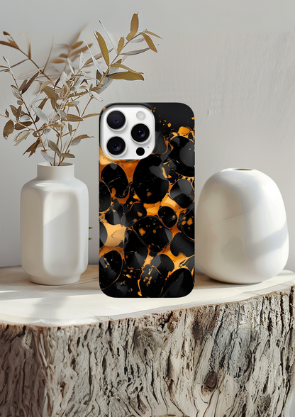 Molten Amber Swirl Tough case for i Phone