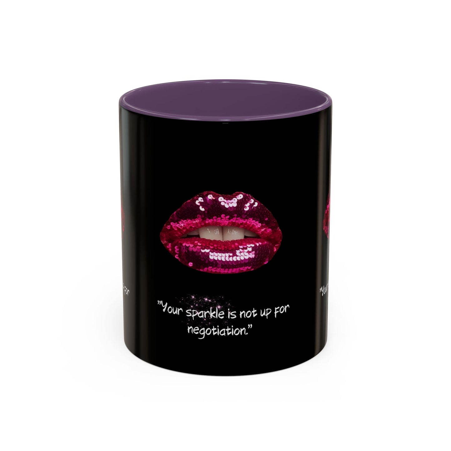 Sparkle Lips Accent Coffee Mug (11, 15oz)