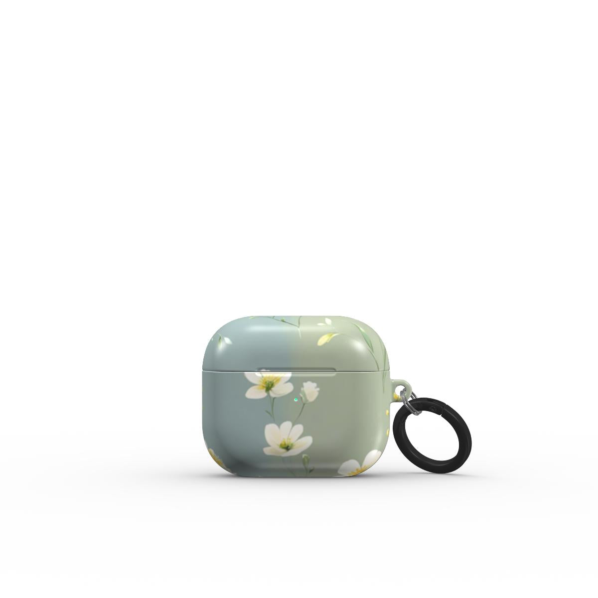Wild Bloom Green & Blue Floral Apple AirPods Tough Case