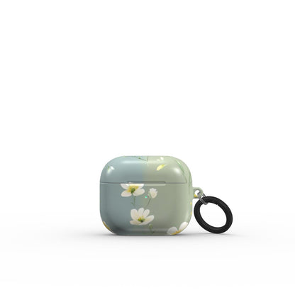 Wild Bloom Green & Blue Floral Apple AirPods Tough Case