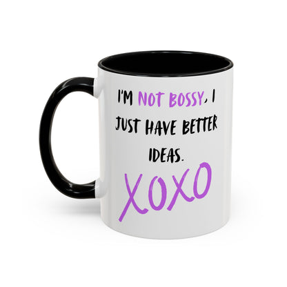 I'm not bossy Accent Coffee Mug (11, 15oz) - Motivational Ceramic Cup for Daily Inspiration, Perfect Gift for Friends, Cosy Vibes, Home & Office [...]