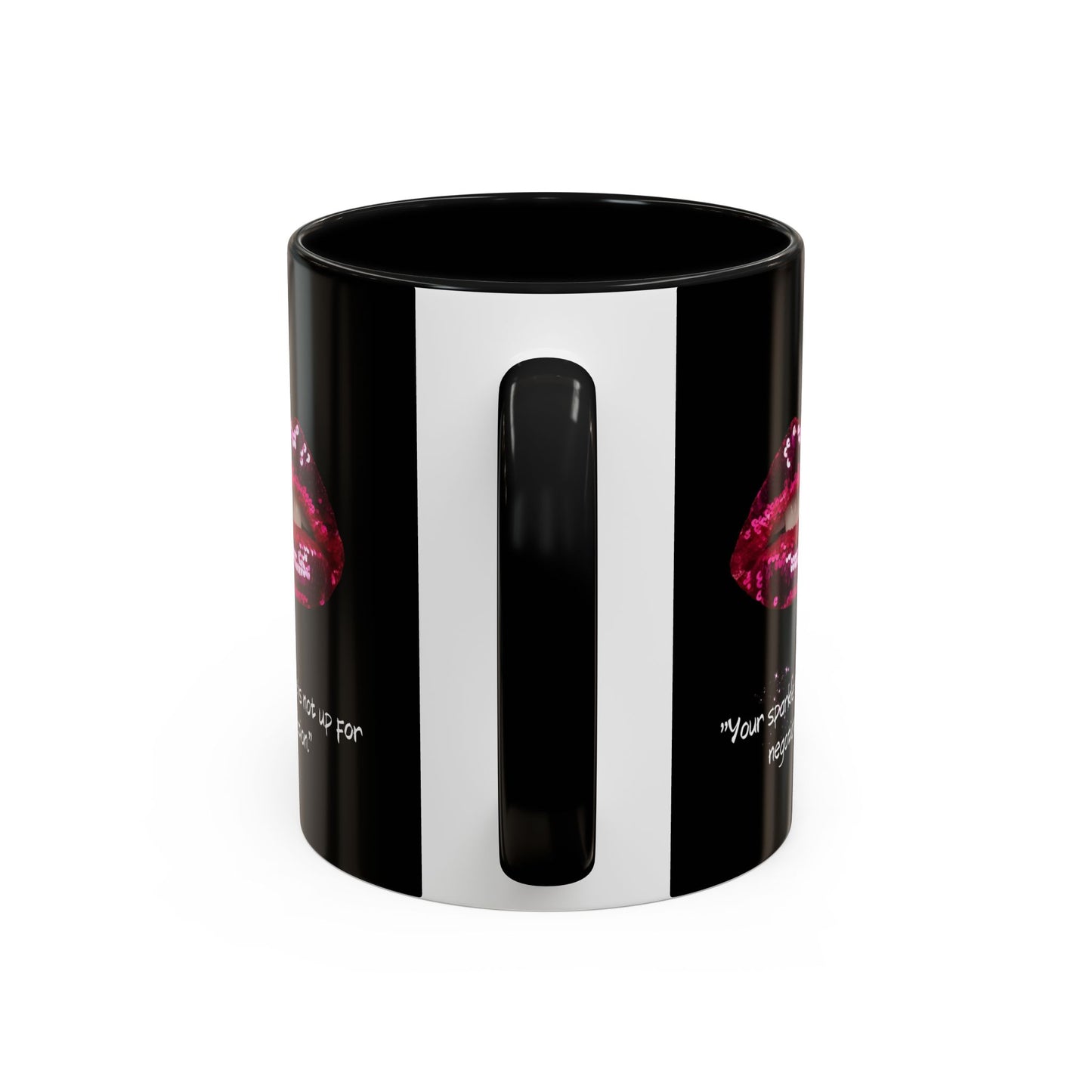 Sparkle Lips Accent Coffee Mug (11, 15oz)