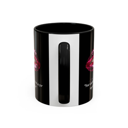 Sparkle Lips Accent Coffee Mug (11, 15oz)