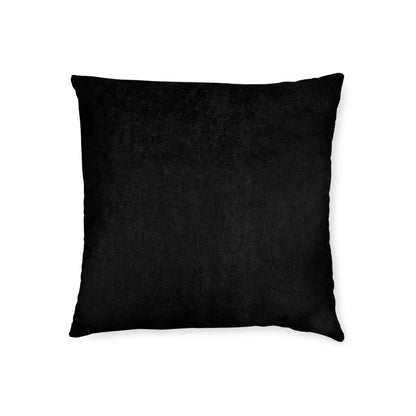 Edgy Floral Skull Cushion, Decorative Throw Cushion, Unique Home Decor, Goth | Halloween Accent, Gift for Friends, Cosy Living Room