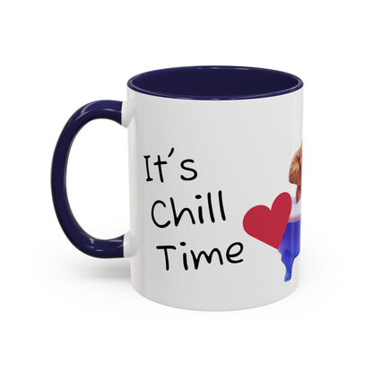 It's Chill Time Elephant Bath Accent Coffee Mug (11, 15oz)