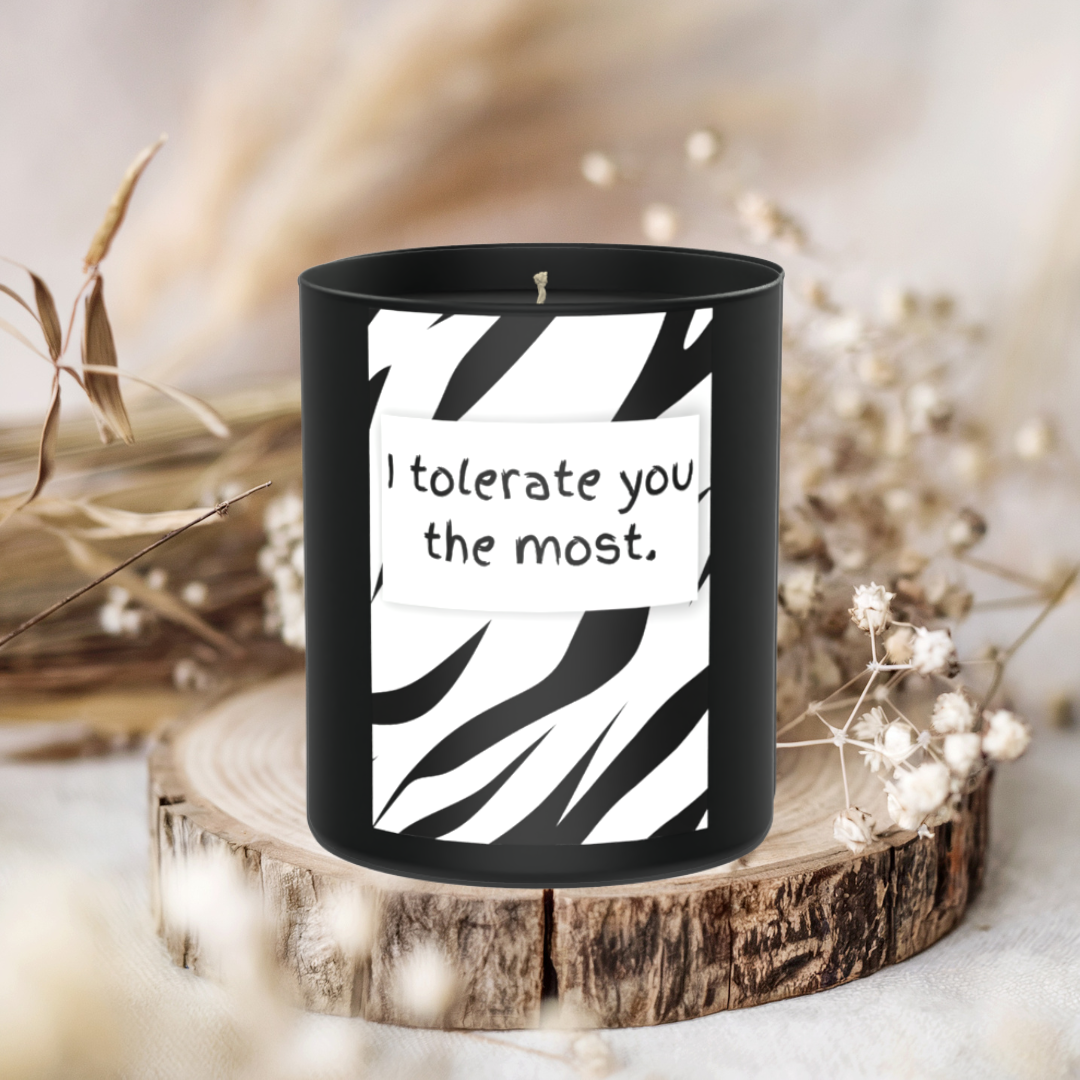 I Tolerate You The Most 200g Black Candle ‘Dark Noir’