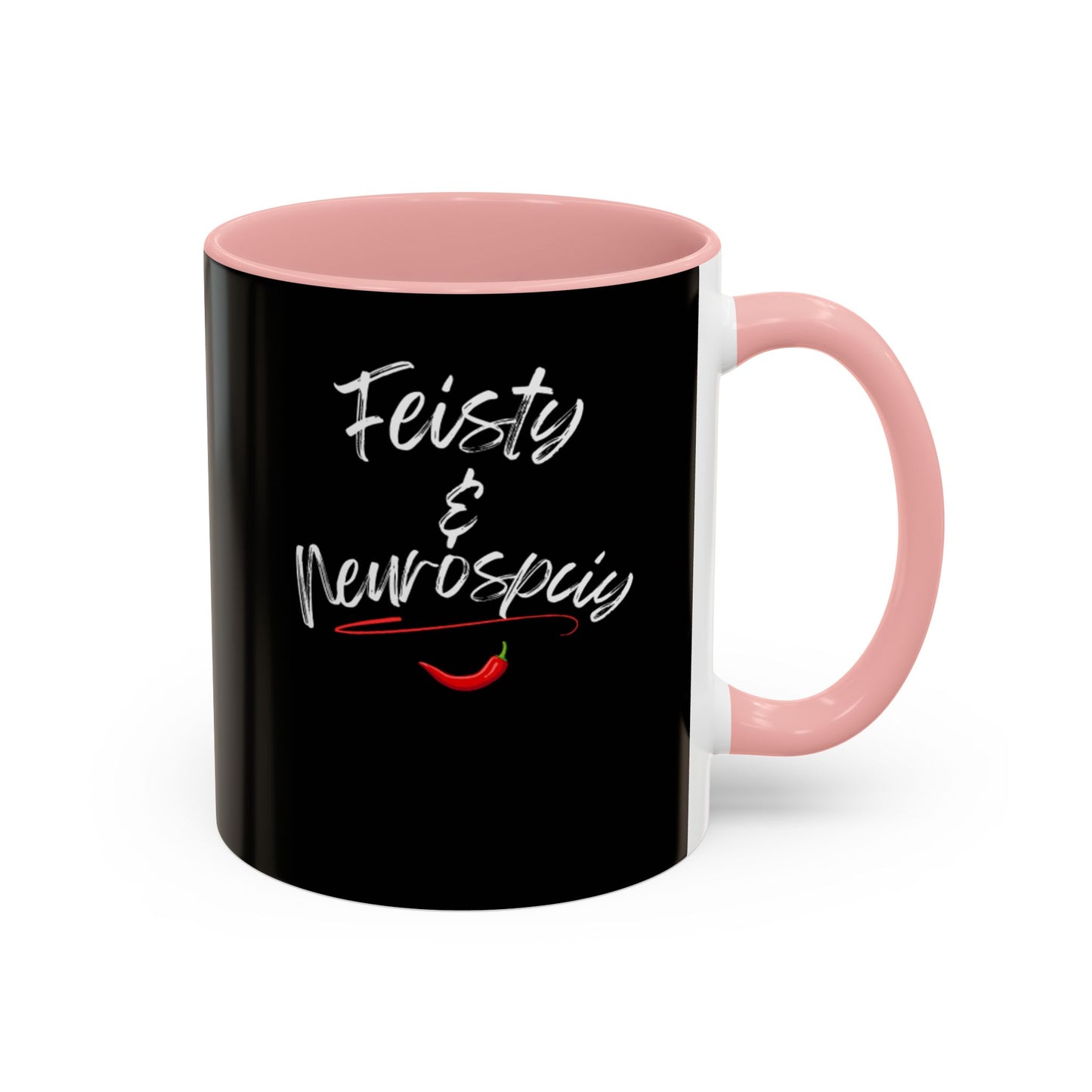 Feisty And Neurospicy Accent Coffee Mug (11, 15oz)