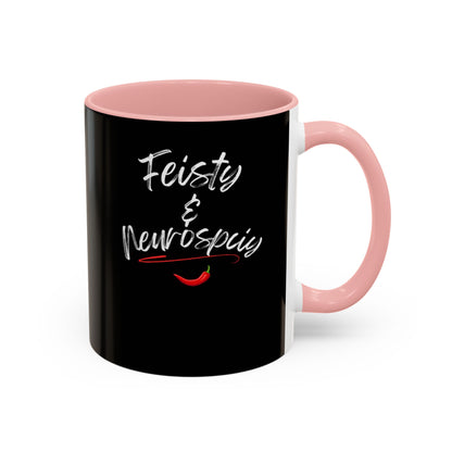 Feisty And Neurospicy Accent Coffee Mug (11, 15oz)