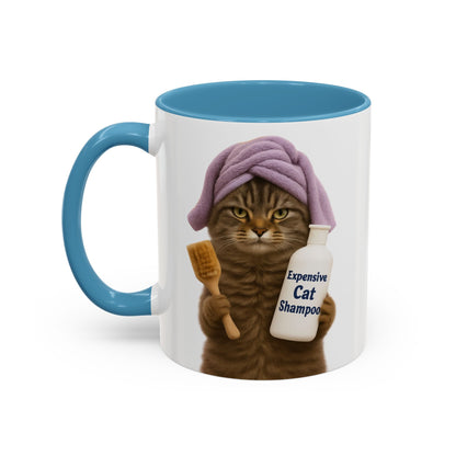 Funny Cat Coffee Mug, Gift for Cat Lovers, Cute Pet Mug, Animal Lover's Drinkware, Fun Coffee Cup, Unique Cat Themed Kitchenware