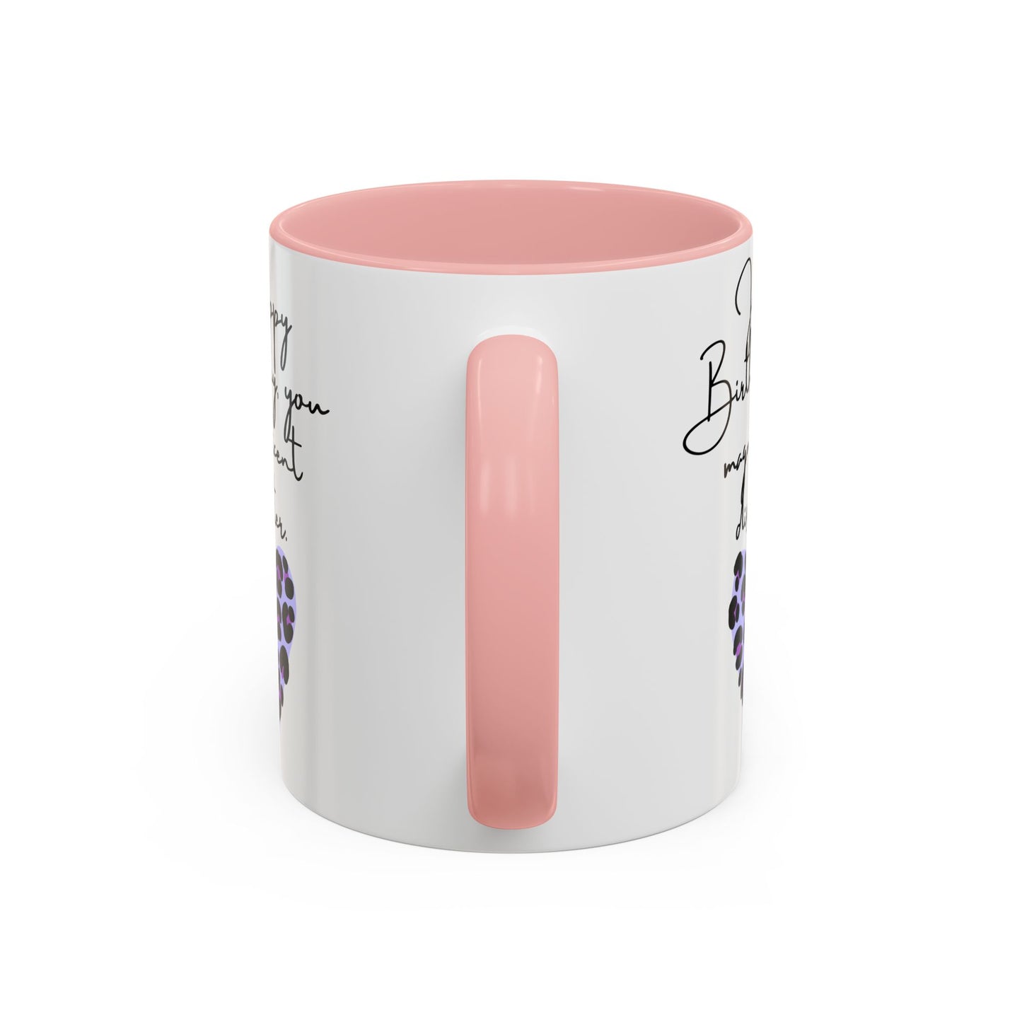 Leopard Heart Coffee Mug – Fun Birthday Gift for Friends, Cute Coffee Cup, Unique Drinkware, Birthday Party Decor, Animal Print Mug