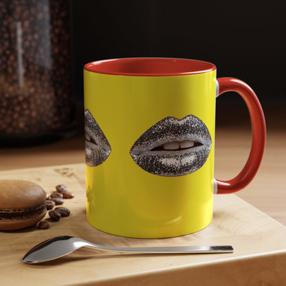 Electric Kiss Mug Accent Coffee Mug (11, 15oz)