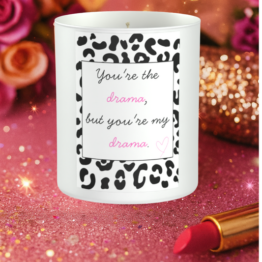You're The Drama 200g White candle ‘Sandy Bay'