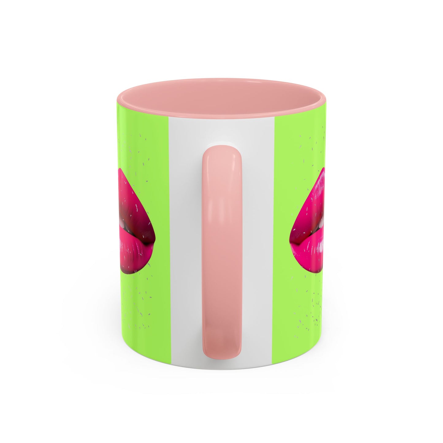 Hot Lips Neon Accent Coffee Mug (11, 15oz)