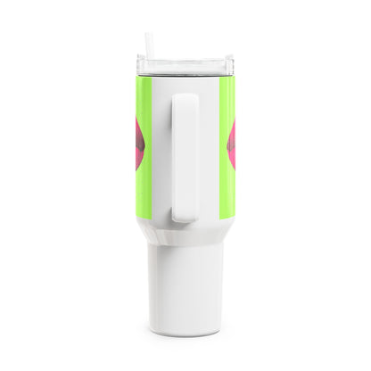 Colourful Kiss Tumbler – 40oz Fun Travel Mug for Girls | Chic Drinkware, Great Gift for Friends, Bright Party Accessor