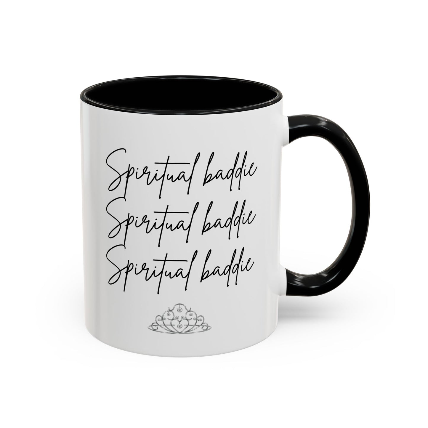 Spiritual Baddie Crown Accent Coffee Mug (11, 15oz)